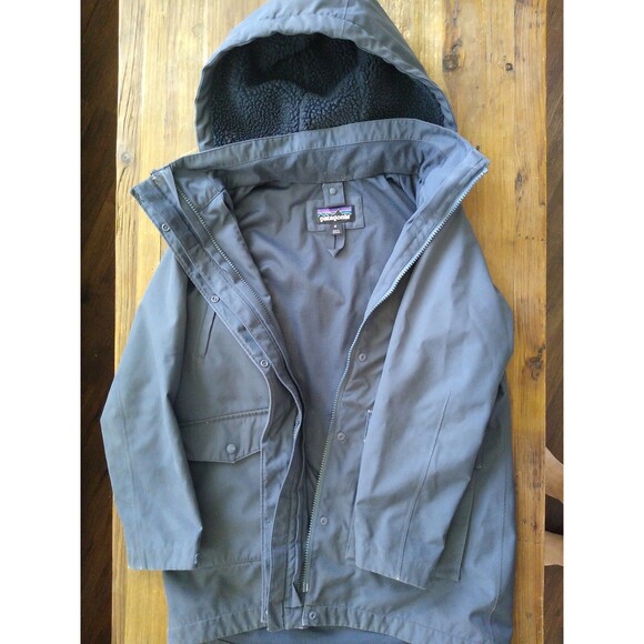 Patagonia Other - Patagonia Hooded Parka Gray Girls M Women’s xs. Sustainable Outdoor